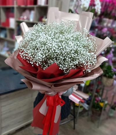 Букет цветов из: Гипсофила в Супсех