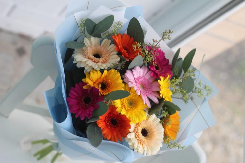 Букет цветов из: Герберы в Супсех