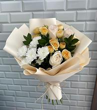 Букет цветов из:  Розы и Хризантемы в Супсех
