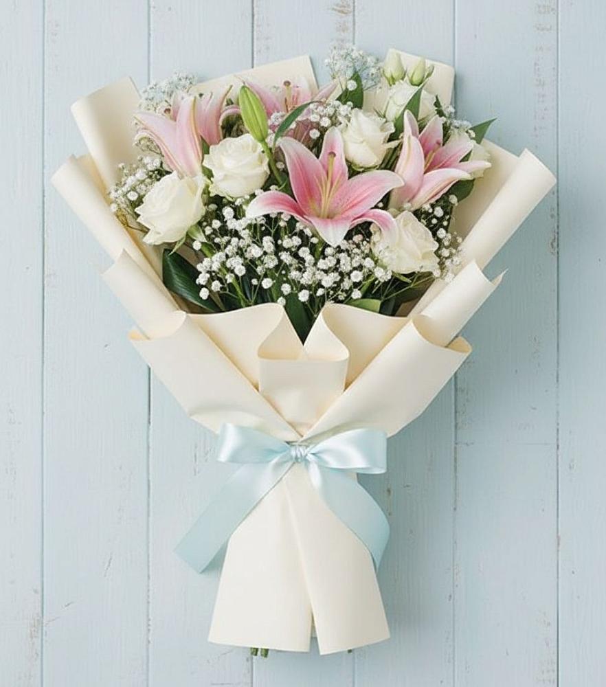 Букет цветов из: Лилии в Супсех