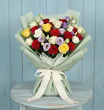 Букет цветов из:  Розы #REPLACE_PRED# Супсех