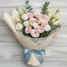 Букет цветов из:  Лизиантусы в Супсех