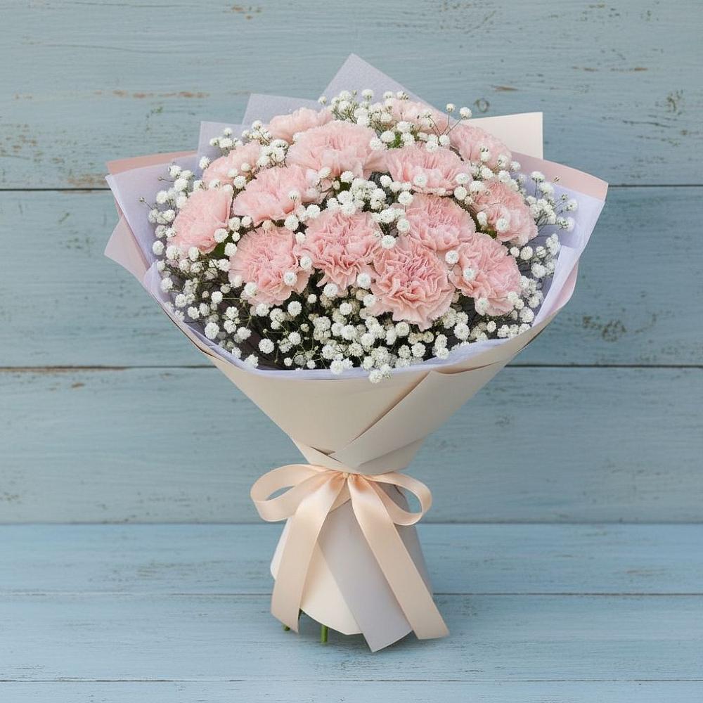 Букет цветов из: Гвоздики в Супсех