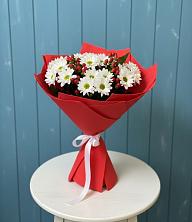 Букет цветов из:  Хризантемы в Супсех