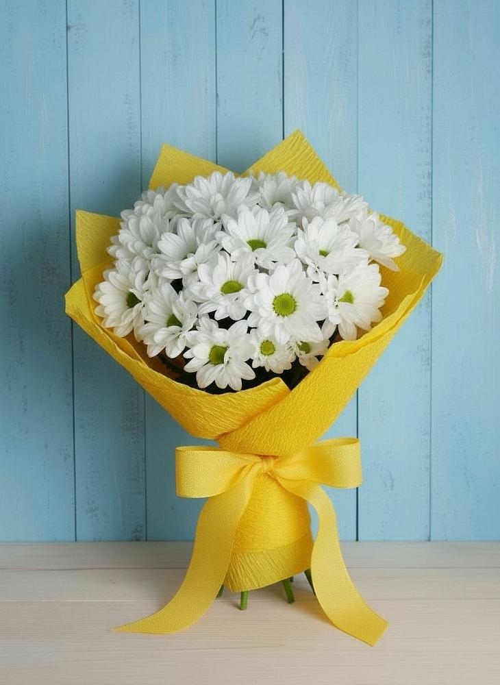 Букет цветов из: Хризантемы в Супсех