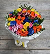 Букет цветов из:  Розы и Хризантемы в Супсех