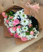 Букет цветов из:  Розы и Хризантемы #REPLACE_PRED# Супсех