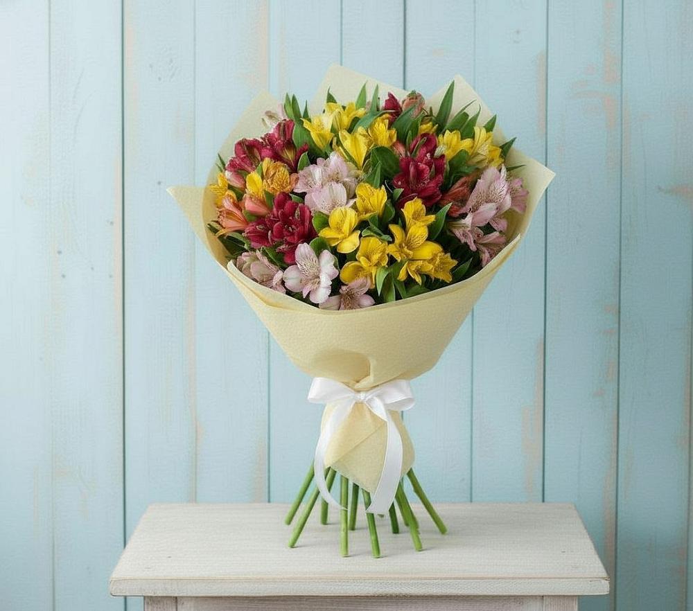 Букет цветов из: Альстромерии в Супсех