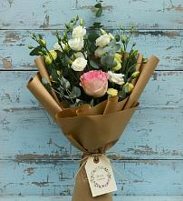 Букет цветов из:  Розы и Лизиантусы #REPLACE_PRED# Супсех